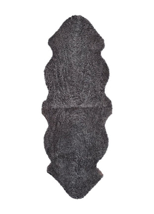 Dobbelt lammeskind premium | Korthåret | New Zealand | 180x60 cm Koksgrå