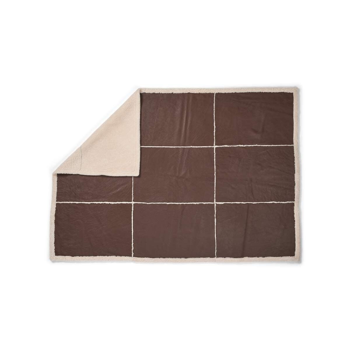 Addison plaid | Double Face | New Zealand Choko/Beige