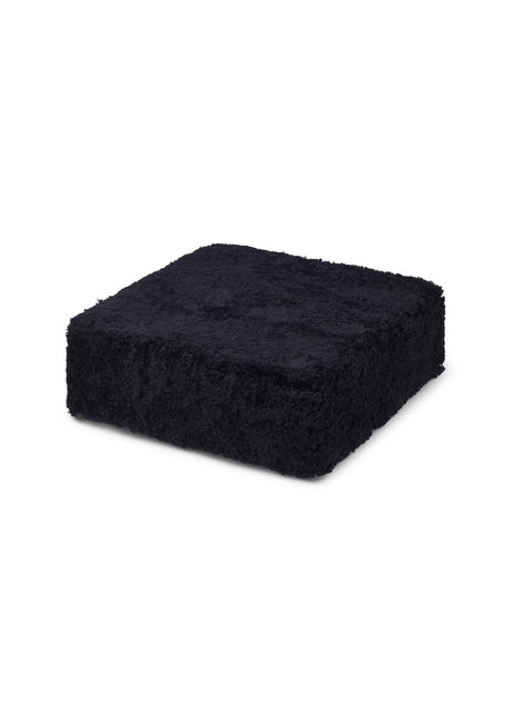 Puf | Lammeskind | Korthåret | 42x42x13 cm