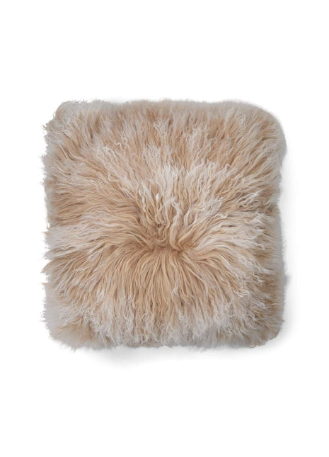 Lammeskindspude | Langhåret | 45x45 cm
