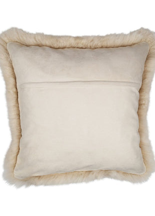 Lammeskindspude | Langhåret | New Zealand |  50x50 cm Beige