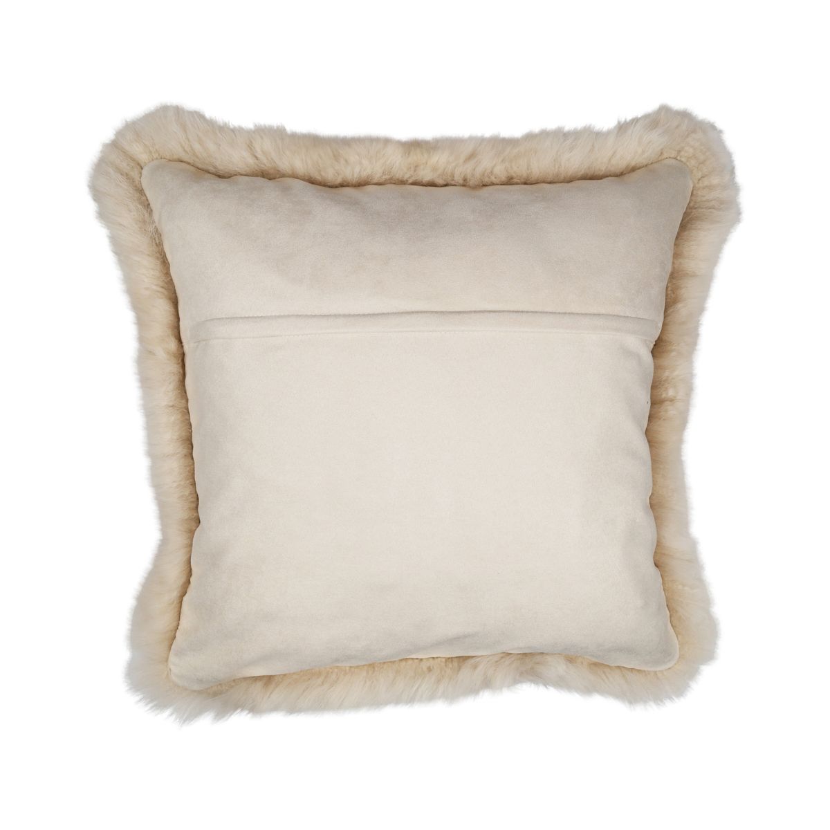 Lammeskindspude | Langhåret | New Zealand | 50x50 cm Beige
