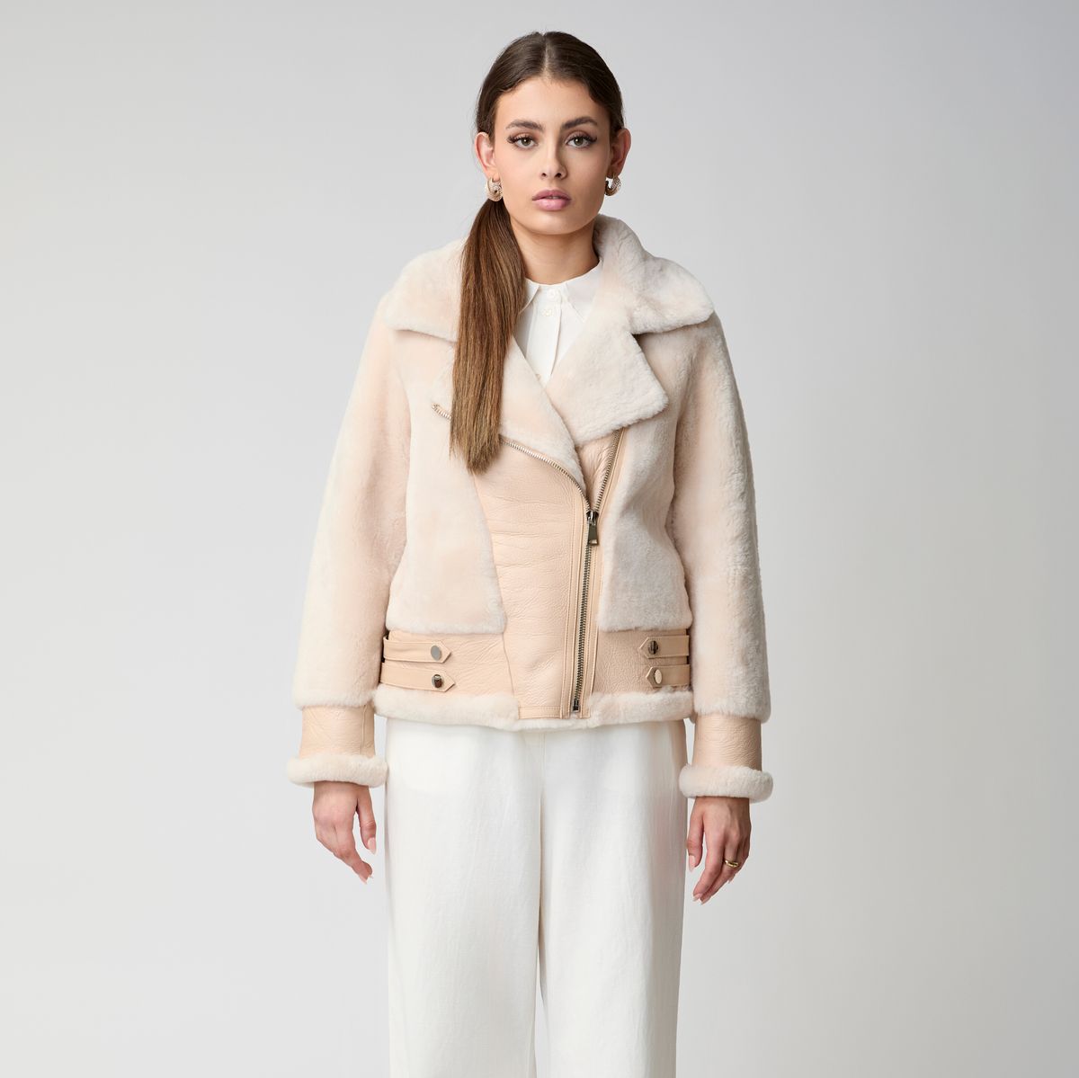 Annalon-jakke Beige