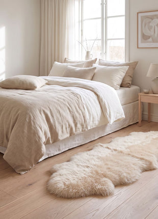 Fellvang Dobbelt Lammeskind | Langhåret | New Zealand | 160x60 cm Champagne