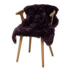 Lammeskind | Langhåret | New Zealand | 100x60 cm Aubergine