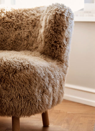 Emil lænestol | Langhåret Honning