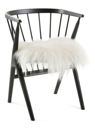 Sædehynde | Islandsk Lammeskind | Langhåret | 40x40 cm