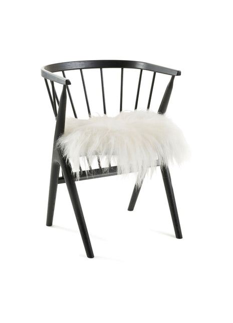 Sædehynde | Islandsk Lammeskind | Langhåret | 40x40 cm