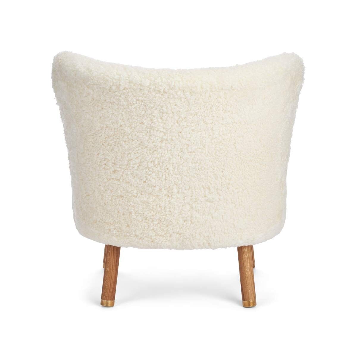 Emil Lounge Chair | Korthåret Hvid