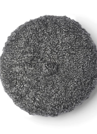 Rund pude | Dobbeltsidet | D40 cm Grå