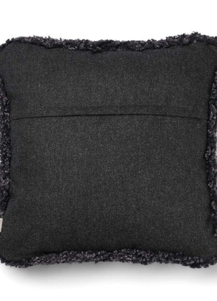 Lammeskindspude | Korthåret | 52x52 cm Koksgrå / Koksgrå