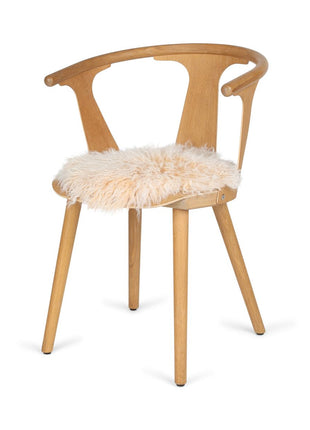 Sædehynde | Langhåret | New Zealand | D34 cm Gylden Hvid