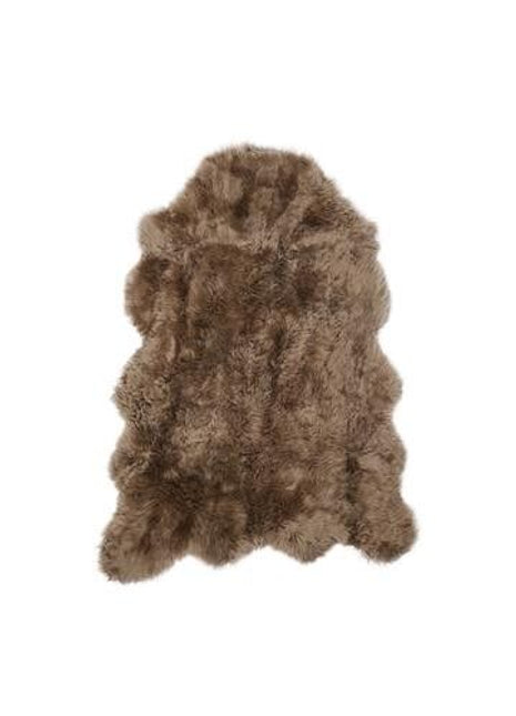 Lammeskindstæppe | Langhåret |104x150 cm