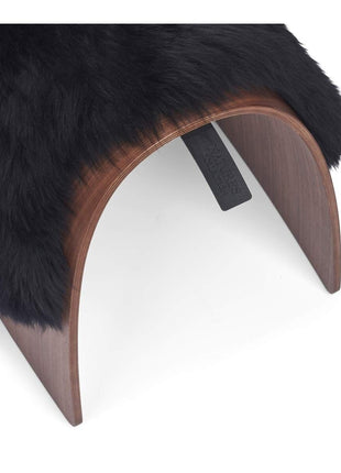 Betræk til skammel | Langhåret Sort