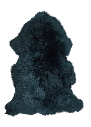 Lammeskind premium | Langhåret | New Zealand | 115x60 cm Blågrøn