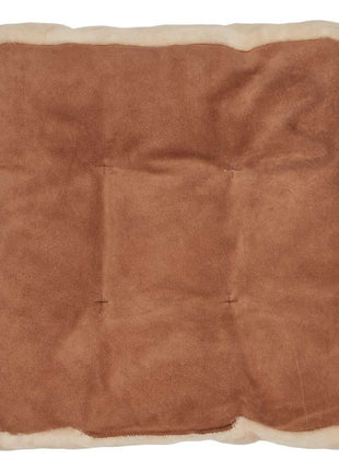 Sædehynde | Lammeskind | Moccasin | Korthåret | 45x45 cm Naturlig