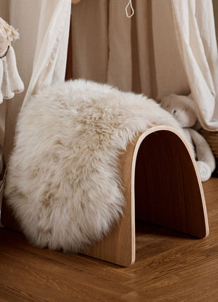 Betræk til skammel | Langhåret Sort