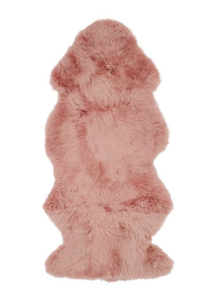 Lammeskind premium | Langhåret | New Zealand | 135x60 cm Rosa