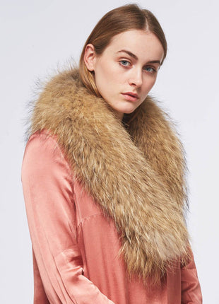 Klara Deluxe Tørklædet Natur brun