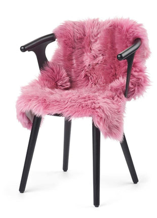 Lammeskind premium | Langhåret | New Zealand | 100x60 cm Malaga Pink