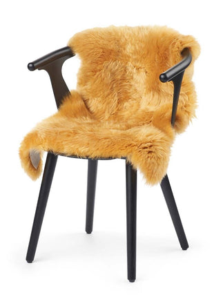 Lammeskind premium | Langhåret | New Zealand | 100x60 cm Gul