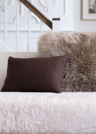 Classic Collection | Uldpude | Dobbeltsidet | 52x52 cm | 34x52 cm  Beige