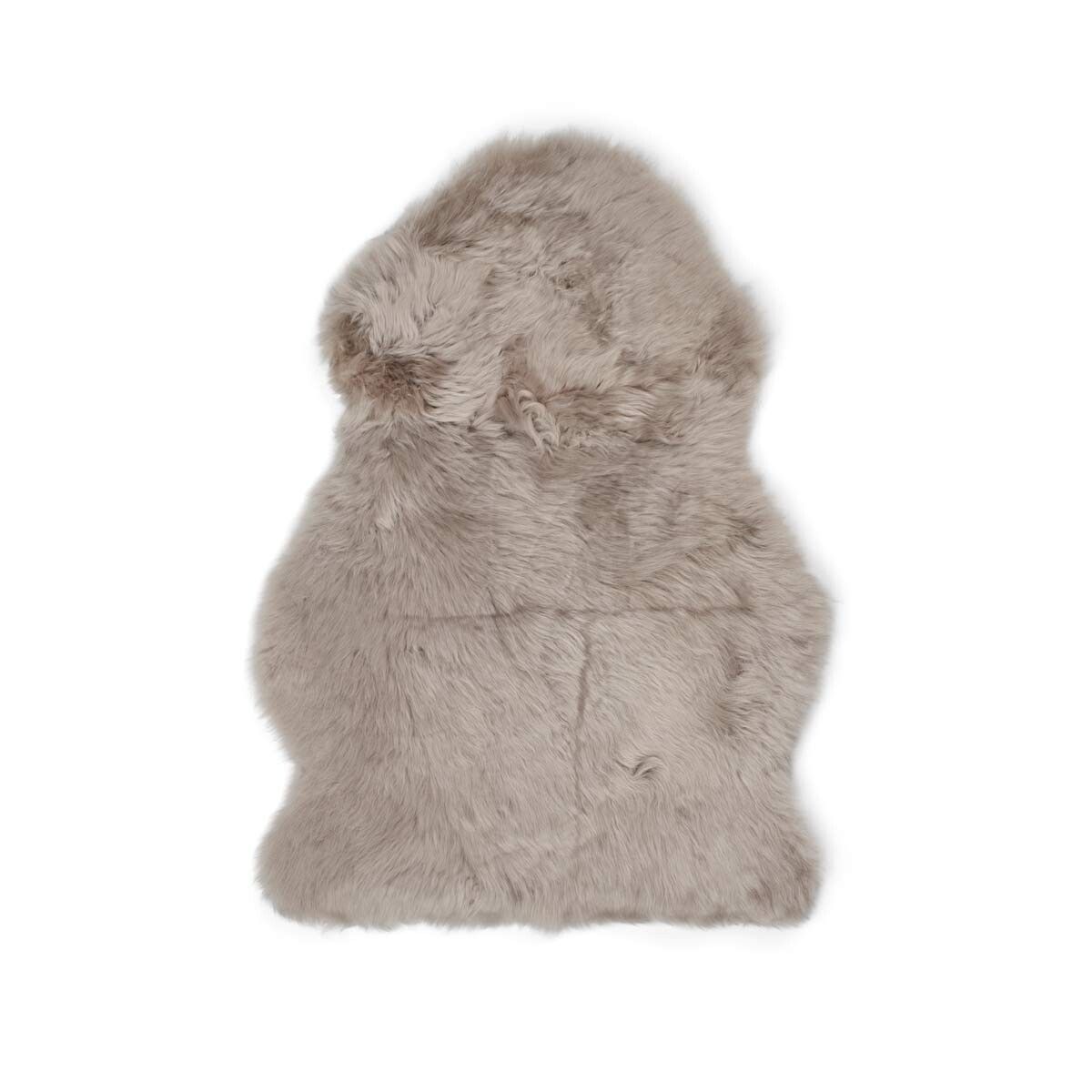 Merino Lammeeskind | Langhåret | New Zealand | Mini | 65x45 cm Mørk beige