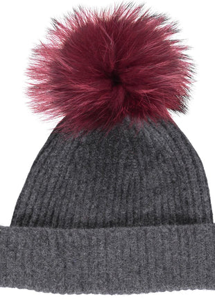 Mathilde Hue Mørk Grå / Rød