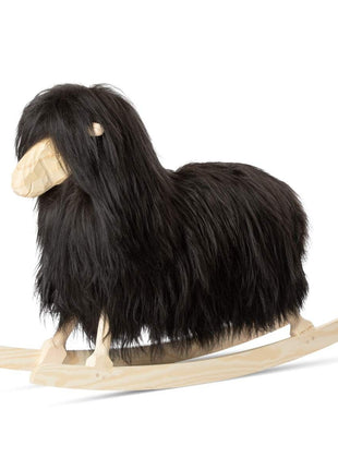 Rokkefår | Langhåret | L85xB25xH60 cm | Stor Natursort