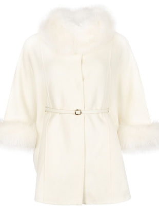 Lorraine Poncho Hvid