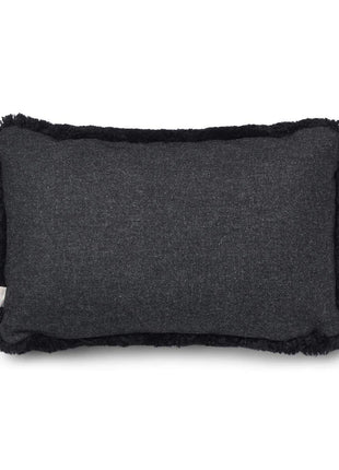 Classic Collection | Uldpude | Korthåret | 52x52 cm | 34x52 cm Koksgrå / Sort