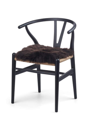 Sædehynde | Zero Waste | Lammeskind | Langhåret | 35x35 cm