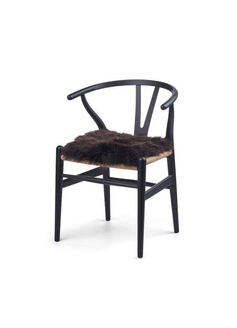 Sædehynde | Zero Waste | Lammeskind | Langhåret | 35x35 cm