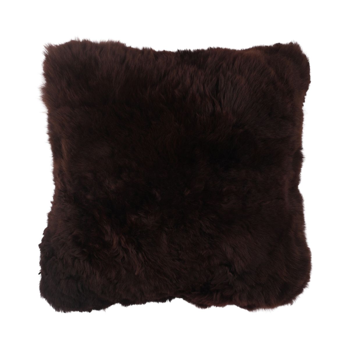 Alpakauldpude | Langhåret | 40x40 cm, 30x60 cm & 60x60 cm Chokolade