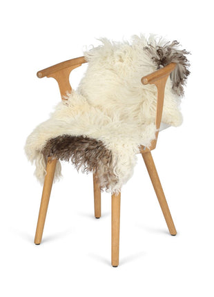 Lammeskind premium | Krøllet | Østrig | 90x60 cm Naturhvid