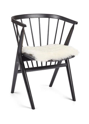 Sædehynde | Islandsk Lammeskind | Korthåret | 40x40 cm Naturhvid