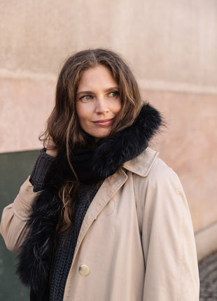 Klara Tørklæde Sort