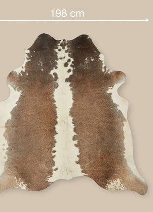 Tæppe af koskind | 2,6 kvm Grå Beige