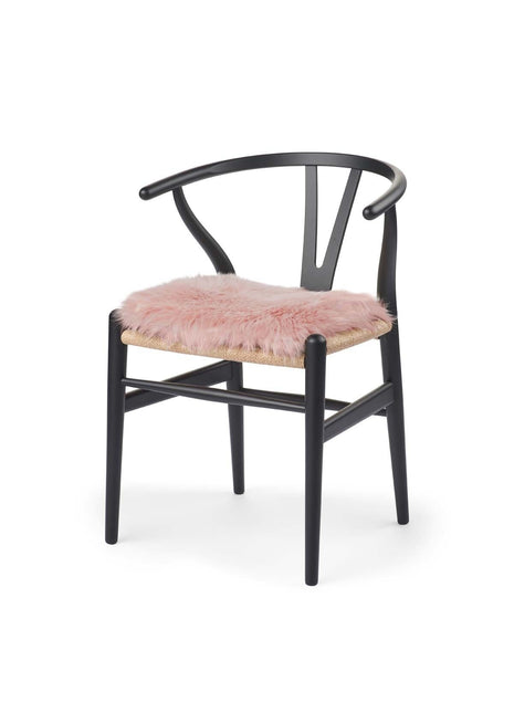 Sædehynde | Lammeskind | Langhåret | 37x37 cm