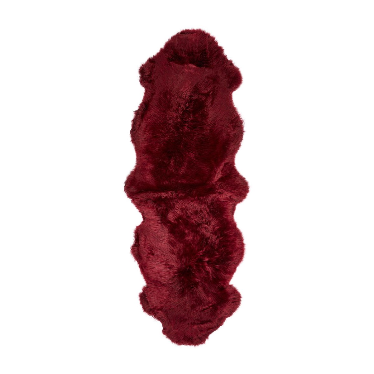 Lammeskind | Langhåret | New Zealand | 180x60 cm Bordeaux