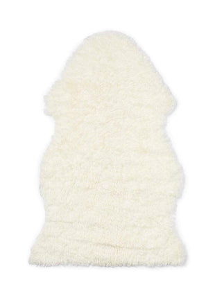 Merino Lammeskind | Korthåret | 90x55 cm Hvid