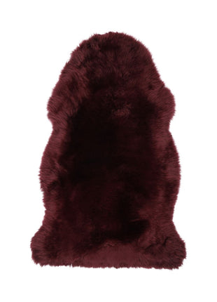 Lammeskind premium | Langhåret | New Zealand | 100x60 cm Vinrød 