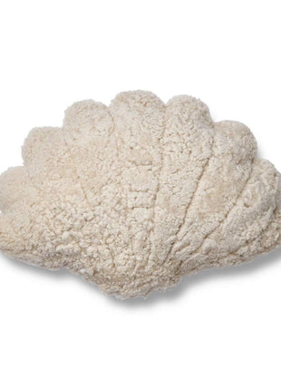 Lammeskindspude | Musling | Korthåret Beige