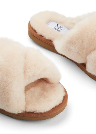 Cross Slippers Natur