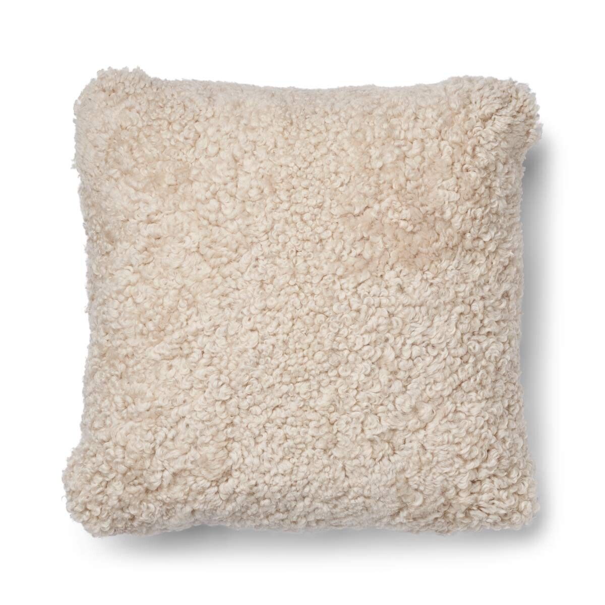 Classic Collection | Uldpude | Korthåret | 52x52 cm | 34x52 cm Beige/Pearl
