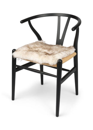 Sædehynde | Langhåret | New Zealand | Stofbagside | 40x40 cm Spottet