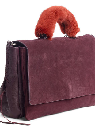 Mink taske rem Mørk Orange