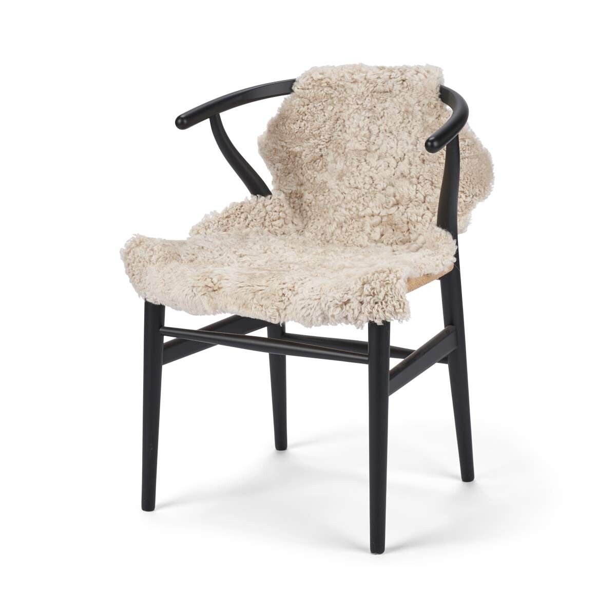 Merino Lammeskind | korthåret | ca. 90x60 cm Pearl