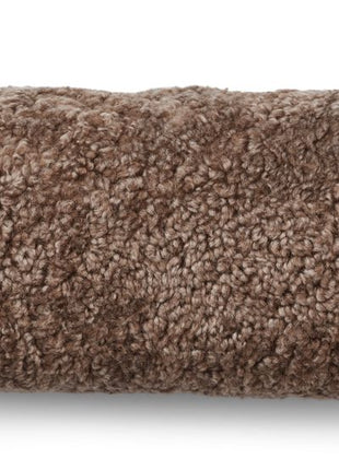 Lammeskindspude | Bolster | Korthåret | D20xL52 cm Lysebrun