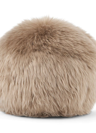 Angelite Pude | Lammeskind | Langhåret | New Zealand | Ø30 | Ø25 | Ø35 Lysebrun